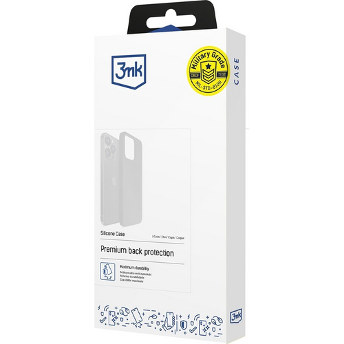 3MK 3MK Silicone Case iPhone 16 Pro 6.3" granatowy/dark navy (5903108603966)-0